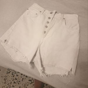 Agolde Dee Shorts in Oyster